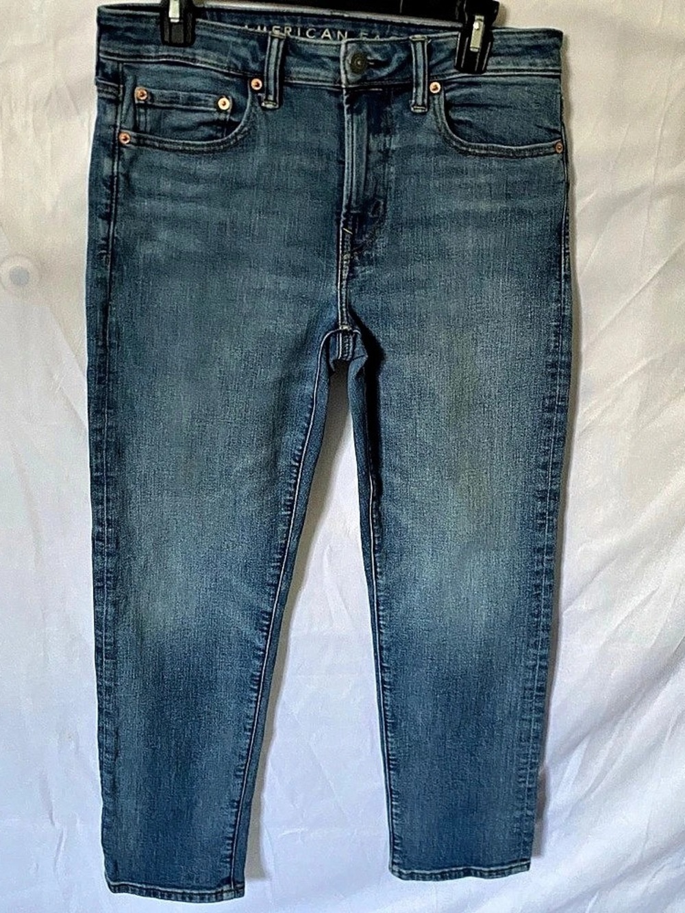 American Eagle Airflex Women's 10 Jeans Size 30X30 Denim Blue Leg Denim Short